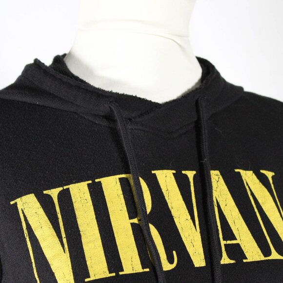 Nirvana Classic Smiley Face Logo Hoodie by H&M Divided Medium - Picture 5 of 8